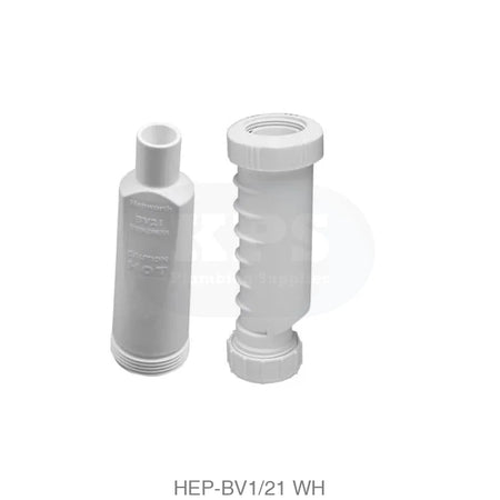 Hep2O BV1/21 WH HepVO Tundish Adaptor Kit White Wastes & Traps