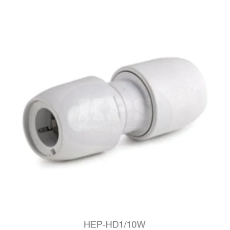 Hep2O HD1/10W Straight Connector 10mm Plastic Pipe & Fittings