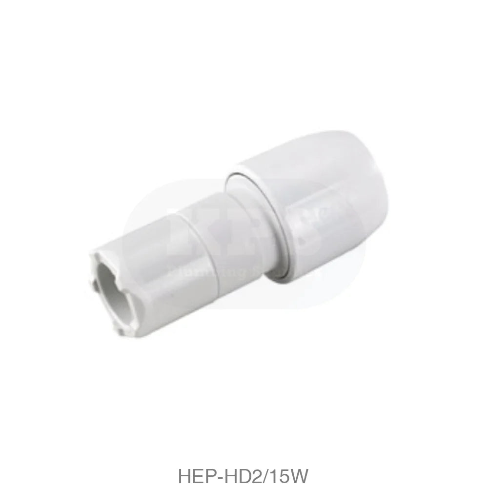 Hep2O HD2/15W Socket Reducer 15mm x 10mm White Plastic Pipe & Fittings