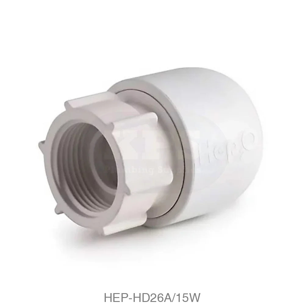 Hep2O HD26A/15W Hand Titan Tap Connector 15mm x 1/2 BSP Plastic Pipe & Fittings