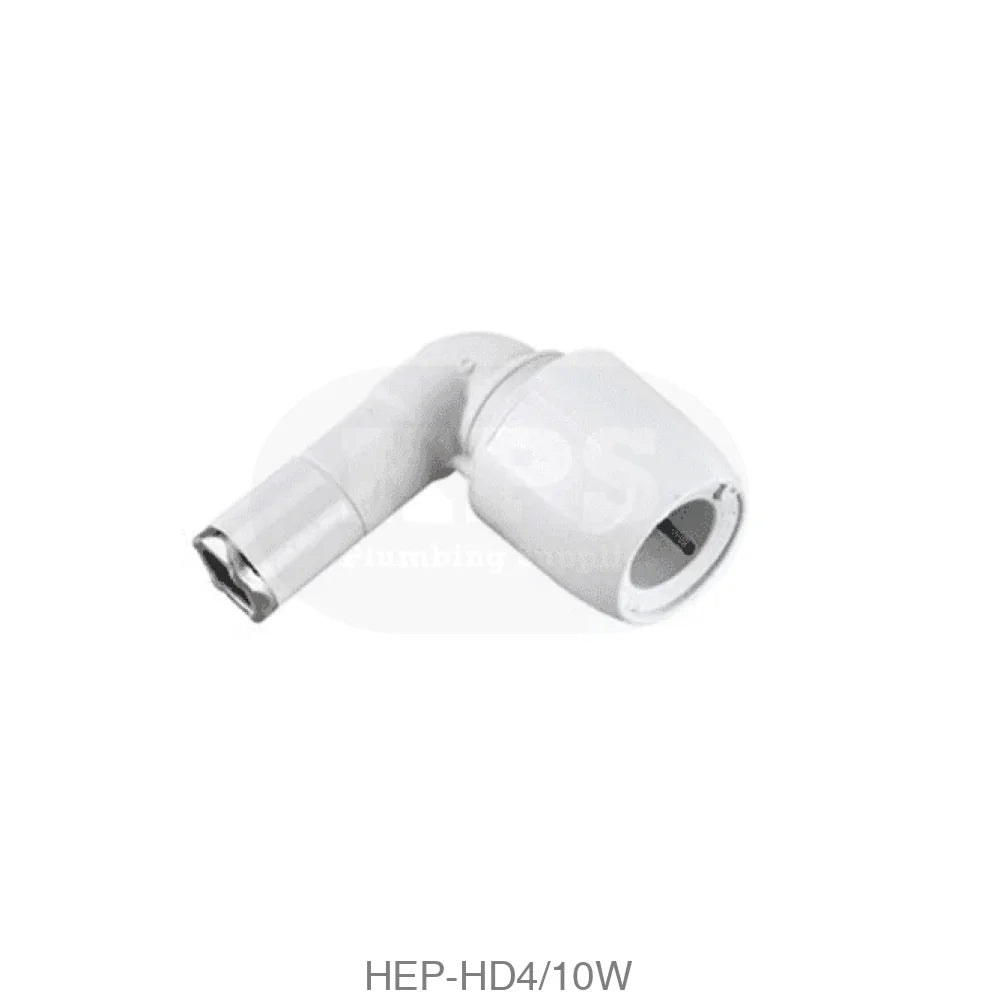 Hep2O HD4/10W Elbow 90° Single Socket 10mm Plastic Pipe & Fittings