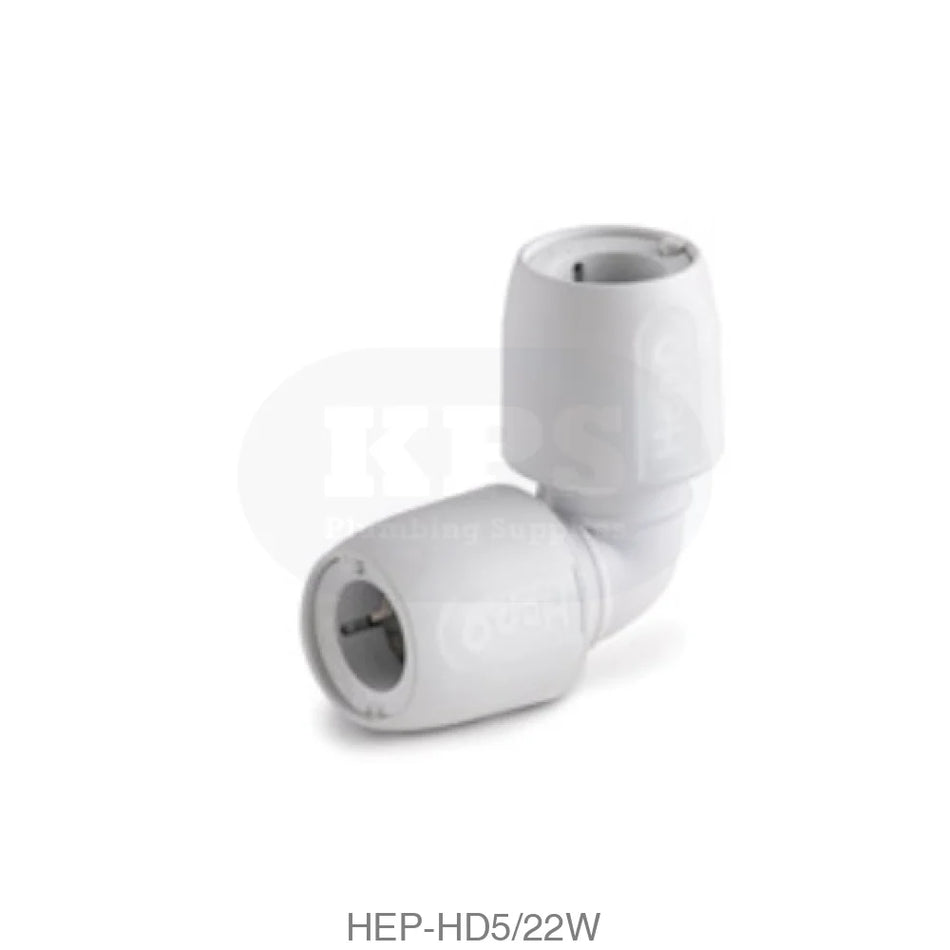 Hep2O HD5/22W Elbow 90° 22mm Plastic Pipe & Fittings