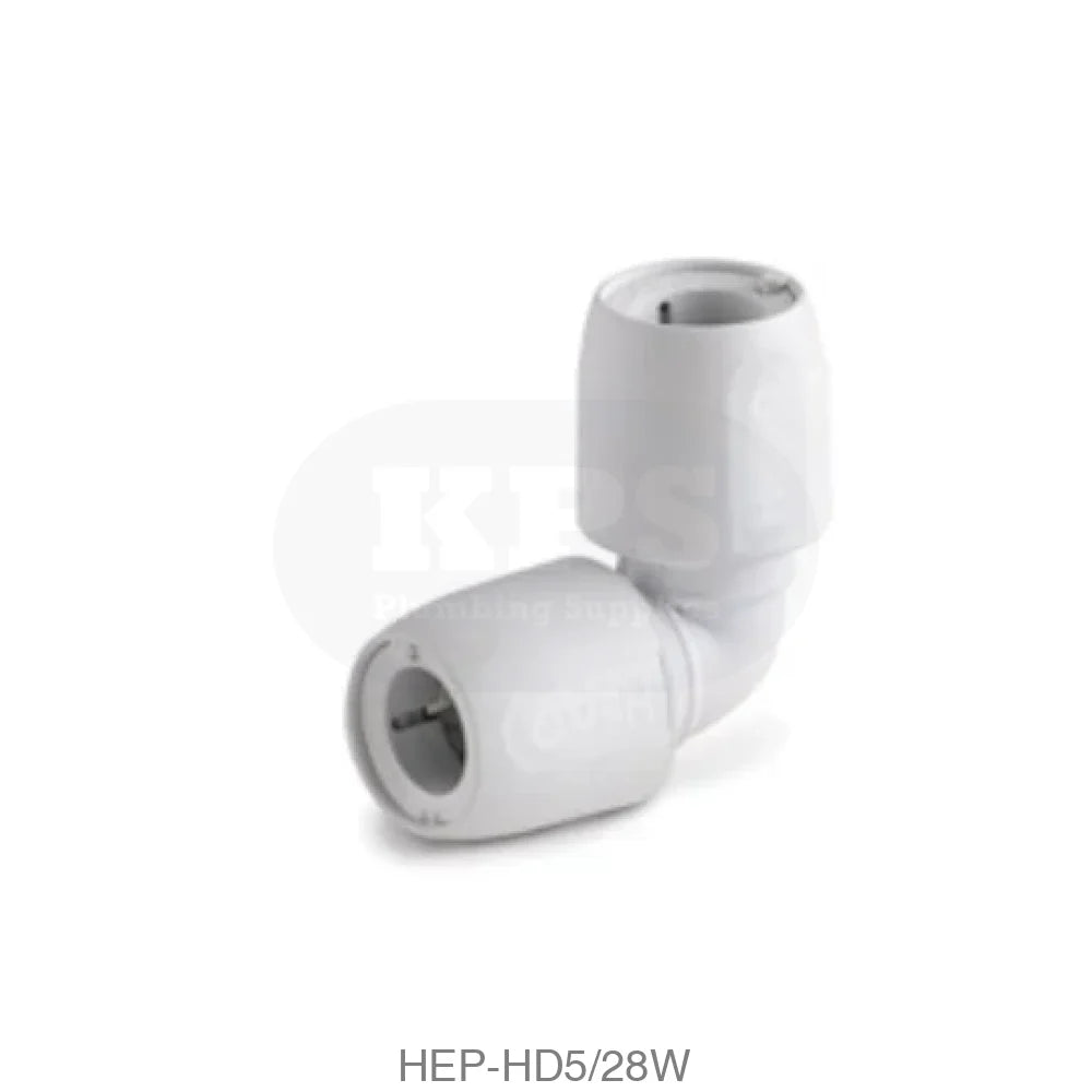 Hep2O HD5/28W Elbow 90° 28mm Plastic Pipe & Fittings