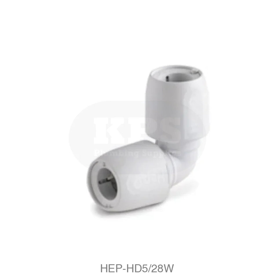 Hep2O HD5/28W Elbow 90° 28mm Plastic Pipe & Fittings