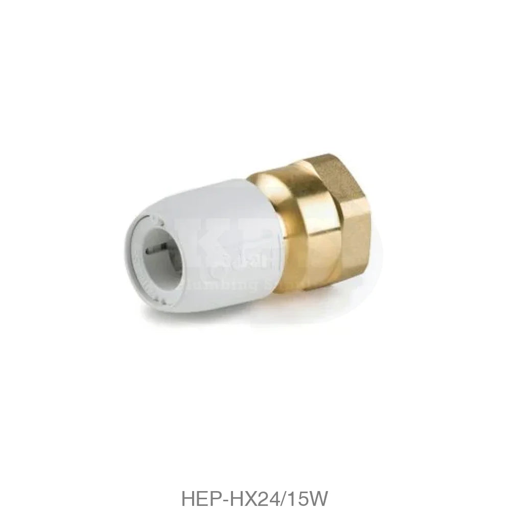 Hep2O HX24/15W Adaptor Female 15mm x 3/4 FI Plastic Pipe & Fittings