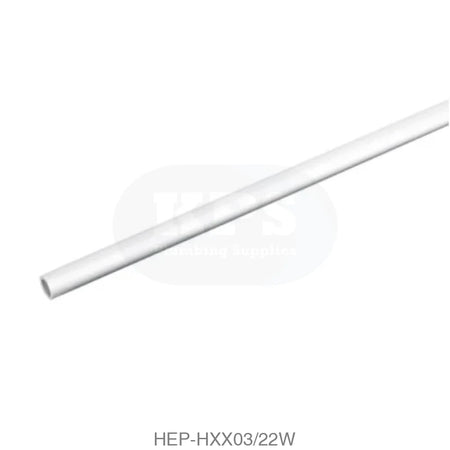 Hep2O HXX03/22W Barrier Pipe 22mm x 3 Metre White Plastic Pipe & Fittings