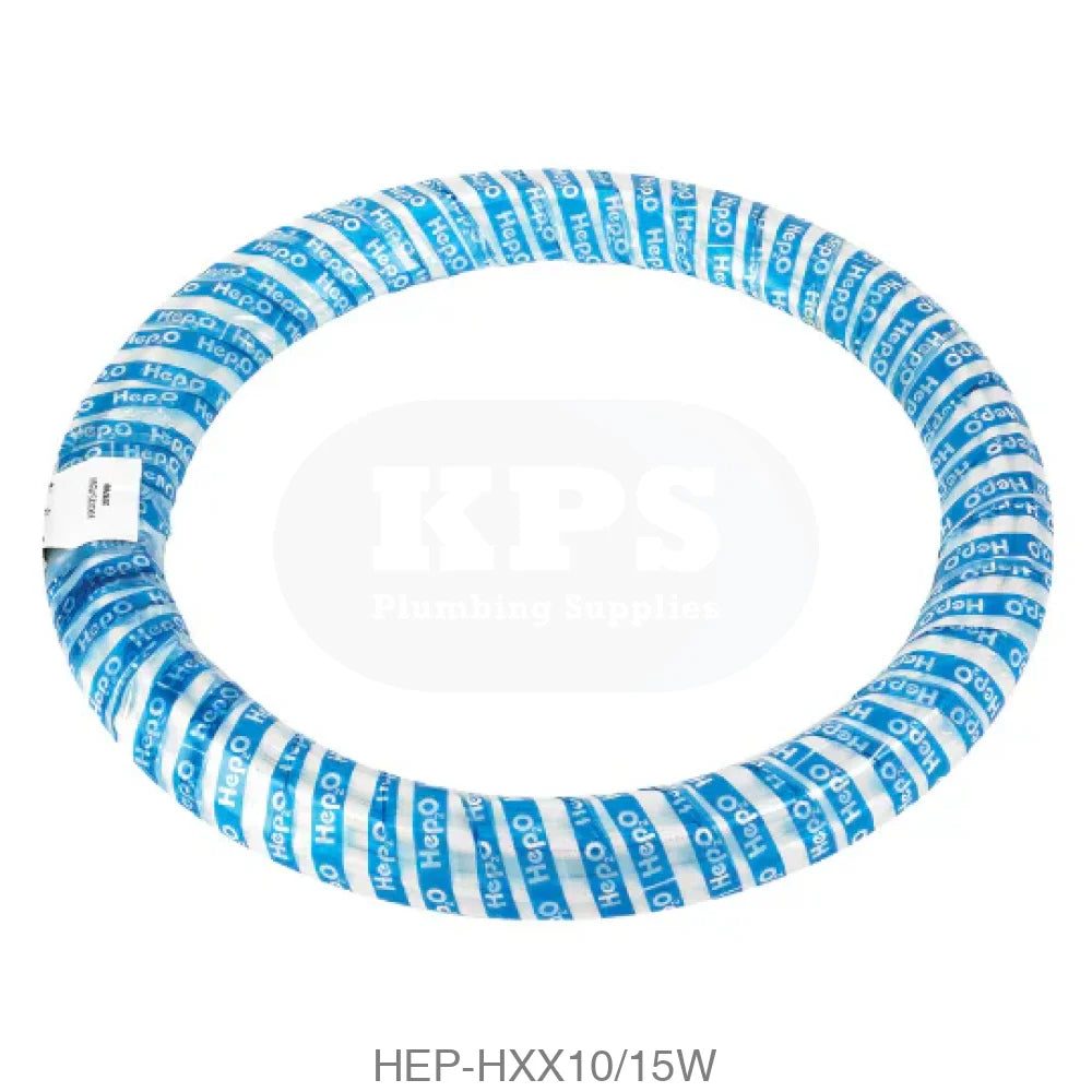Hep2O HXX10/15W Barrier Pipe 15mm x 10m Plastic Pipe & Fittings