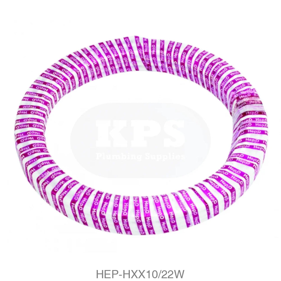 Hep2O HXX10/22W Barrier Pipe 22mm x 10m Plastic Pipe & Fittings