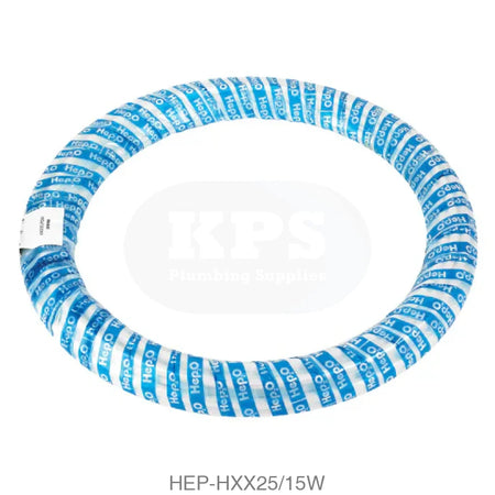 Hep2O HXX25/15W Barrier Pipe Coil 15mm x 25m Plastic Pipe & Fittings