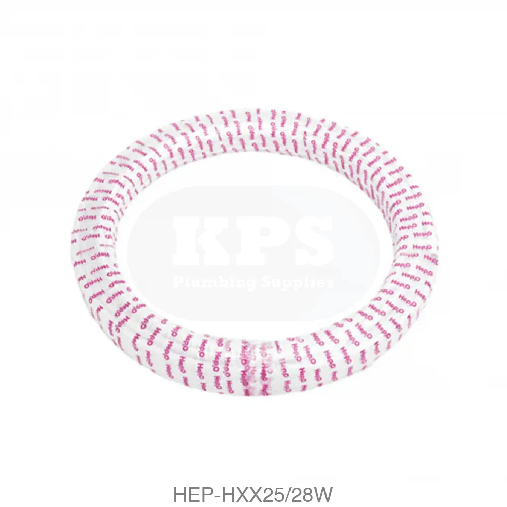 Hep2O HXX25/28W Barrier Pipe 28mm x 25m White Plastic Pipe & Fittings