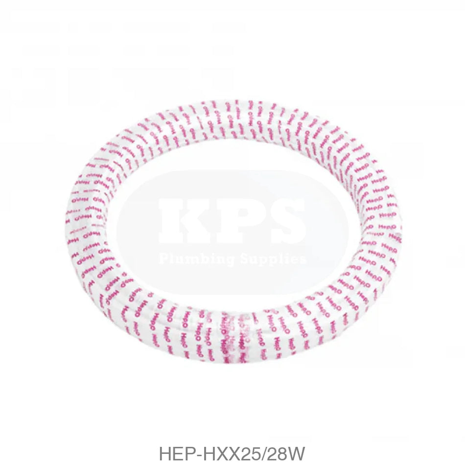 Hep2O HXX25/28W Barrier Pipe 28mm x 25m White Plastic Pipe & Fittings
