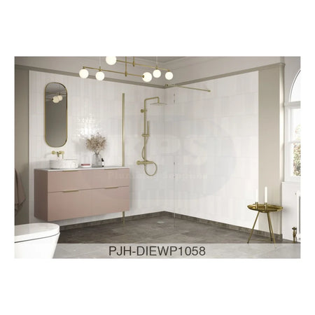 Iconix 1000 Wetroom & Front Bar Brass Bathroom Brands