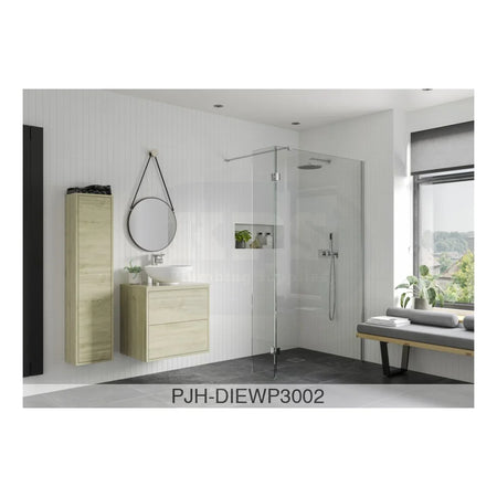 Iconix 300 Rotate Splash Panel Chrome Bathroom Brands