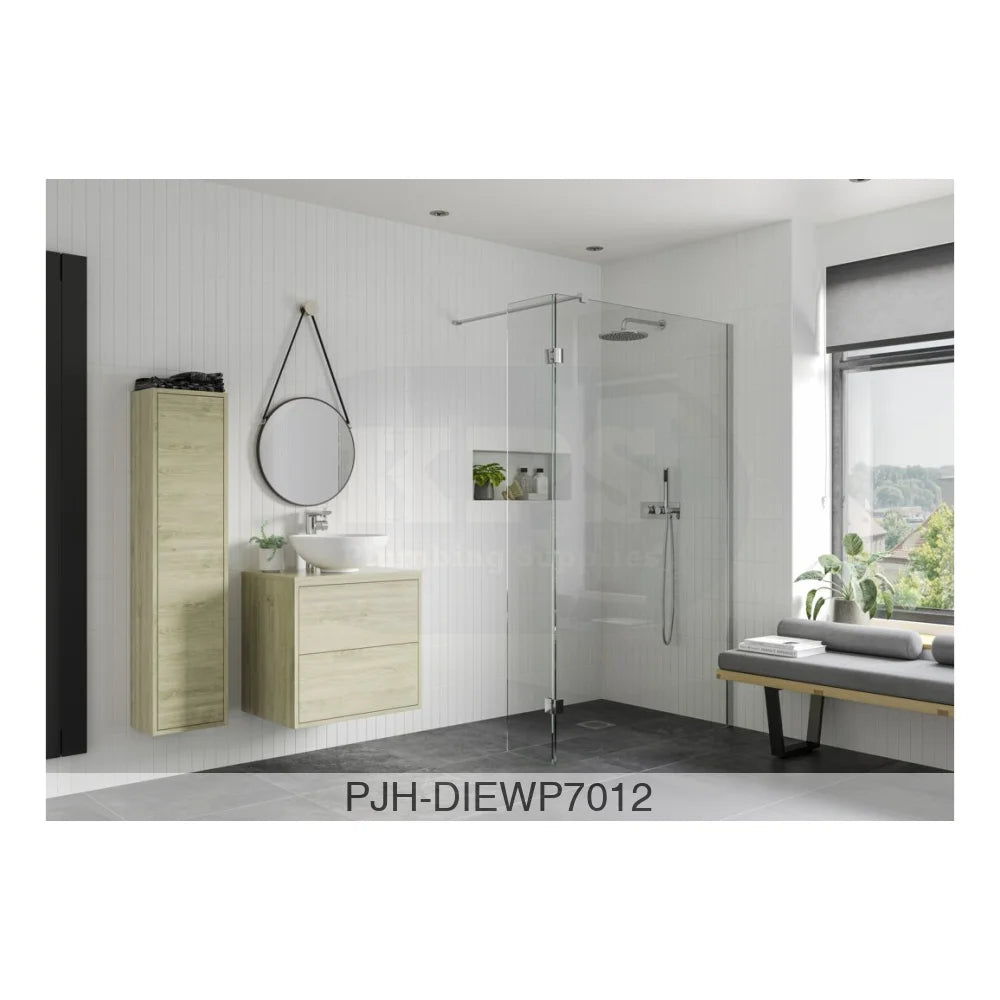 Iconix 700 Wetroom & Front Bar Chrome Bathroom Brands
