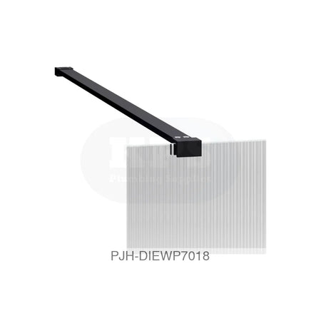 Iconix 700 Wetroom & Side Bar Black Bathroom Brands