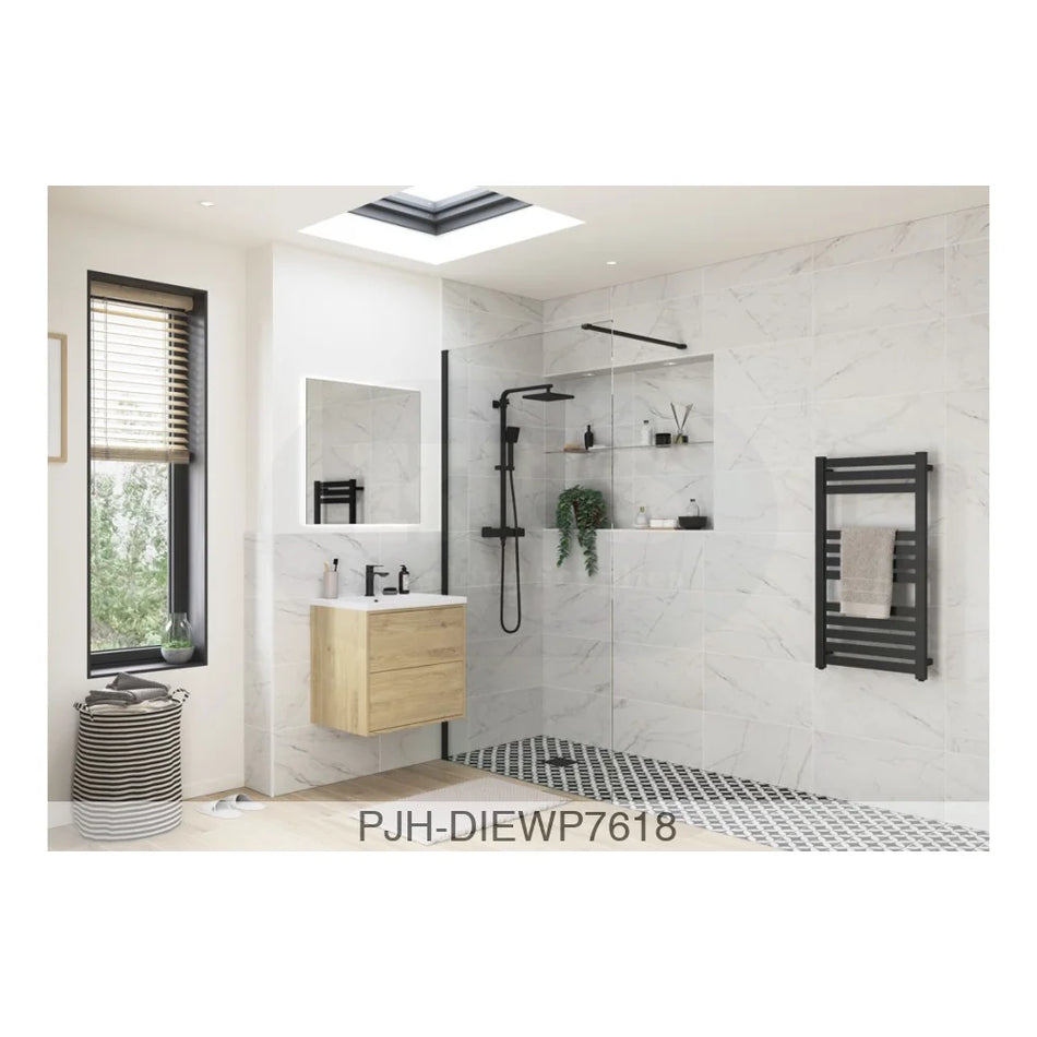 Iconix 760 Wetroom & Front Bar Black Bathroom Brands