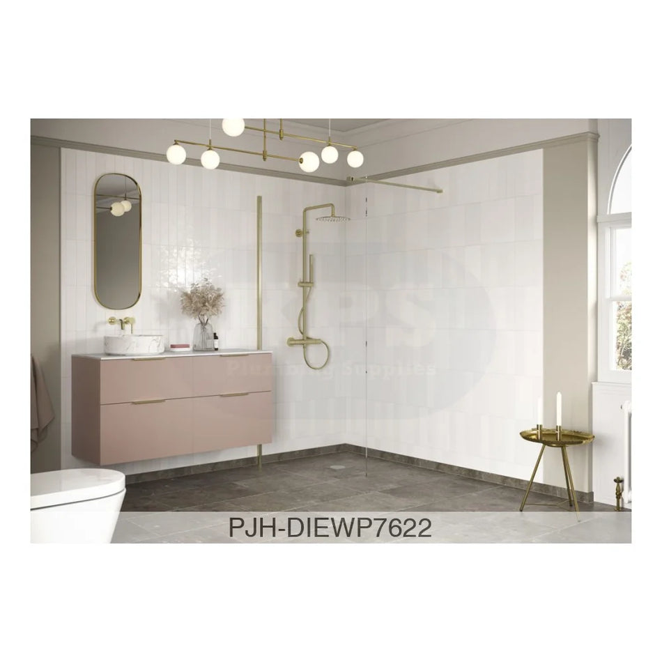 Iconix 760 Wetroom & Front Bar Brass Bathroom Brands