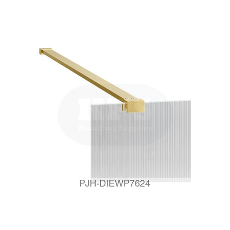 Iconix 760 Wetroom & Side Bar Brass Bathroom Brands