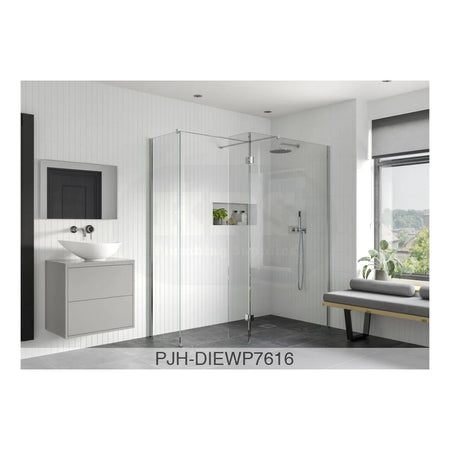 Iconix 760 Wetroom & Side Bar Chrome Bathroom Brands