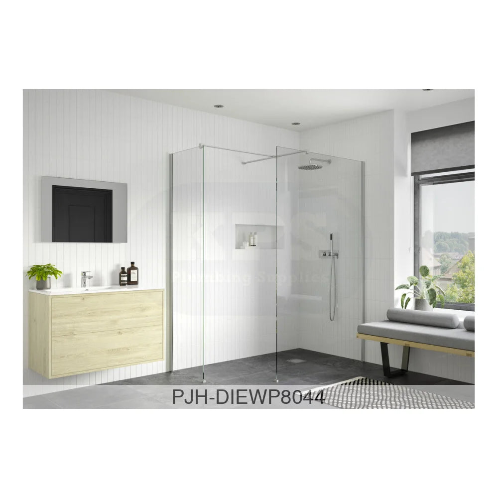 Iconix 800 Wetroom & Side Bar Chrome Bathroom Brands