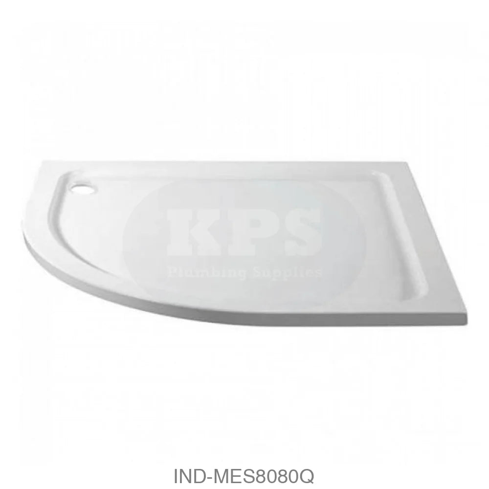 indi Mestalla Quad Stone Tray 800 Quad Shower Trays