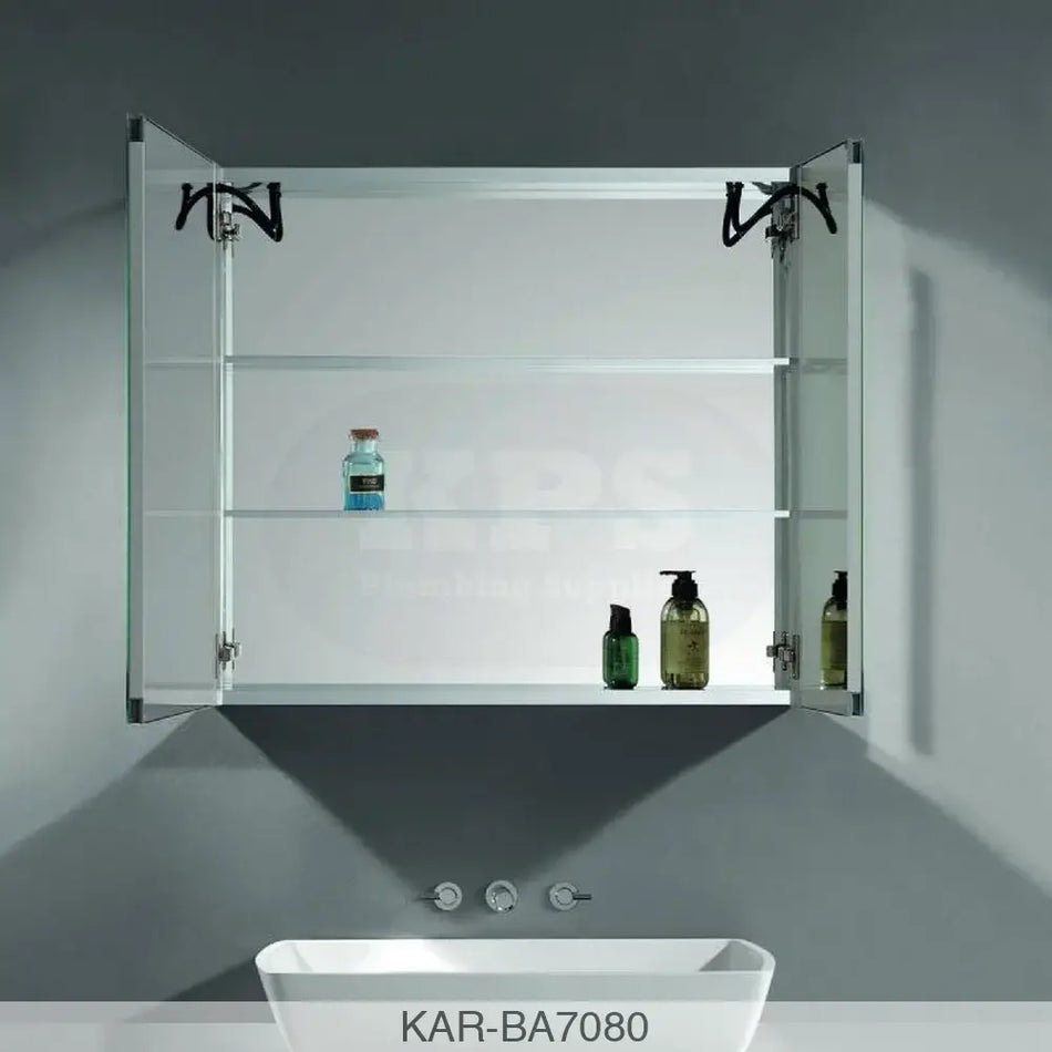 K-vit Badminton 700x800mm Cabinet Double Door - basic Bathrooms-Furniture-Mirrors & Cabinets