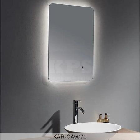 K-vit Calcot 500x700mm Back Lit - Frameless Mirror Bathrooms-Furniture-Mirrors & Cabinets