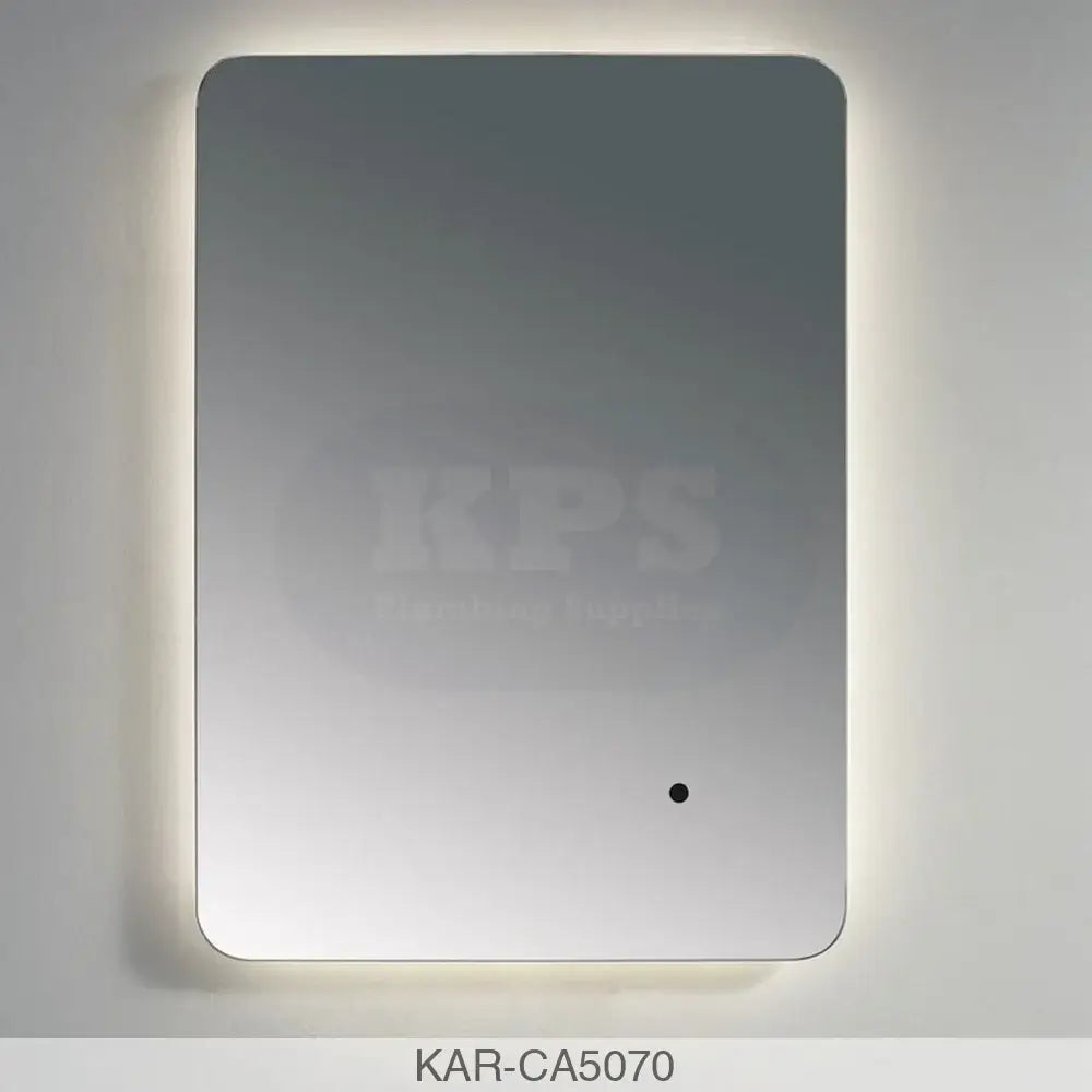 K-vit Calcot 500x700mm Back Lit - Frameless Mirror Bathrooms-Furniture-Mirrors & Cabinets