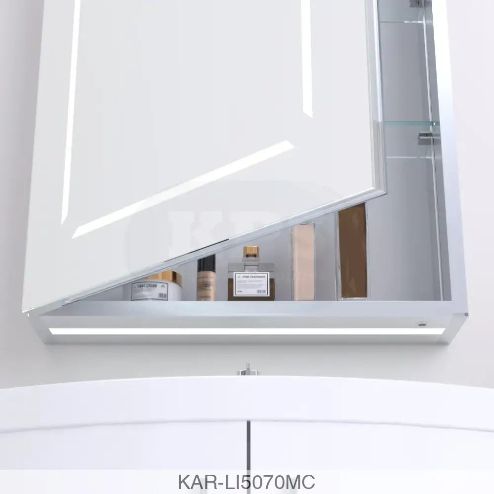 K-vit Link 500x700mm Mirror Cabinet Bathrooms-Furniture-Mirrors & Cabinets