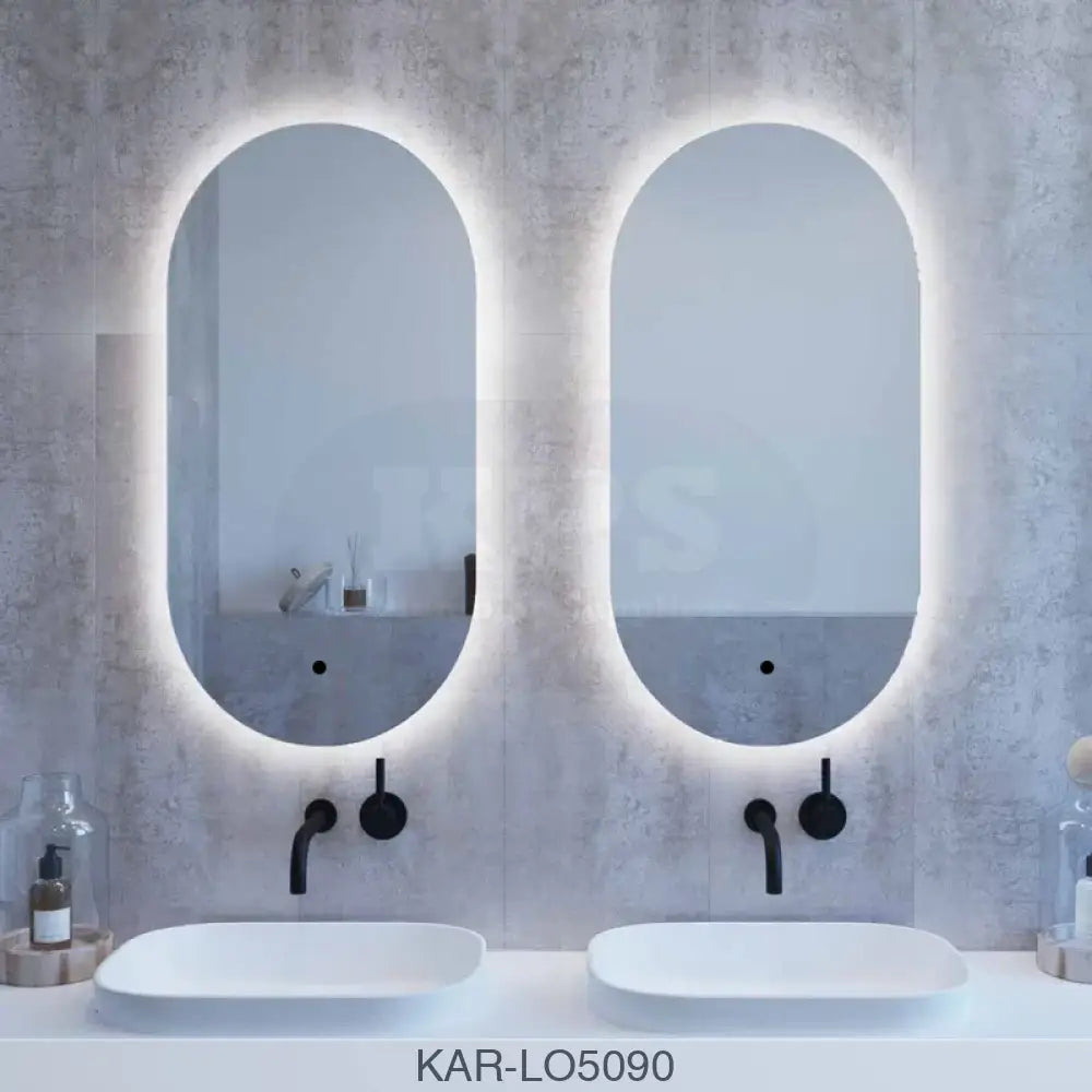 K-vit Lola 500x900mm Mirror Bathrooms-Furniture-Mirrors & Cabinets
