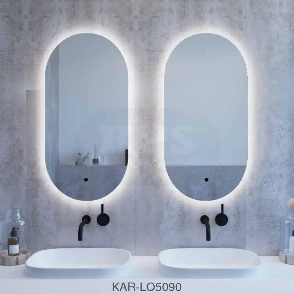 K-vit Lola 500x900mm Mirror Bathrooms-Furniture-Mirrors & Cabinets