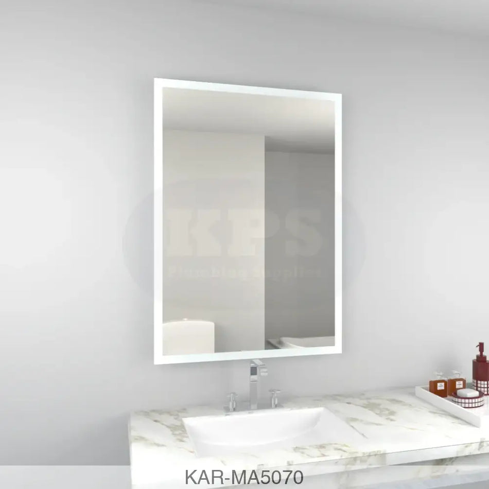 K-vit Manton 500x700mm LED Mirror Bathrooms-Furniture-Mirrors & Cabinets