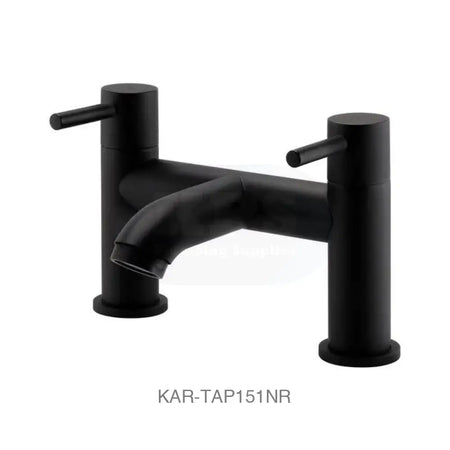 K-vit Nero Round Bath Filler Bathrooms-Taps-Bath Taps