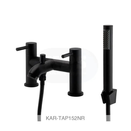 K-vit Nero Round Bath Shower Mixer Bathrooms-Taps-Bath Taps