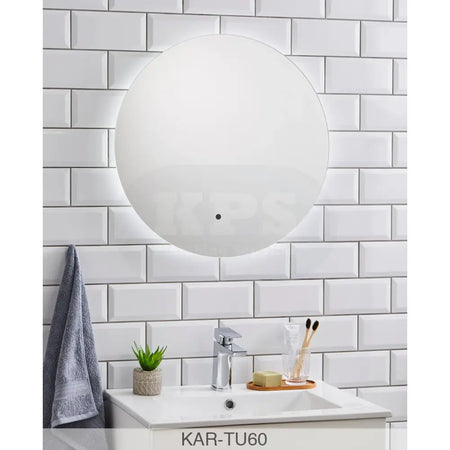 K-vit Tucson 600mm Circular Mirror Bathrooms-Furniture-Mirrors & Cabinets