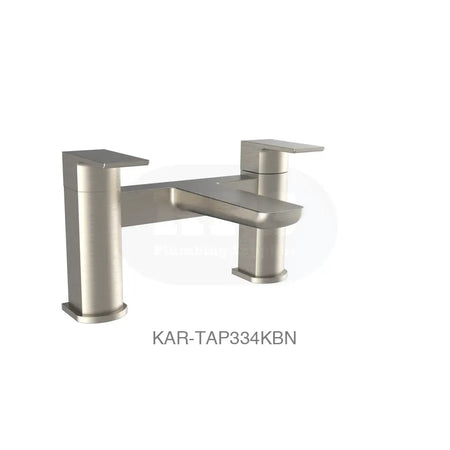 Kolt Bath Filler Brushed Nickel Bathrooms-Taps-Bath Taps