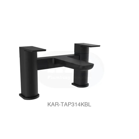 Kolt Bath Filler Matt Black Bathrooms-Taps-Bath Taps