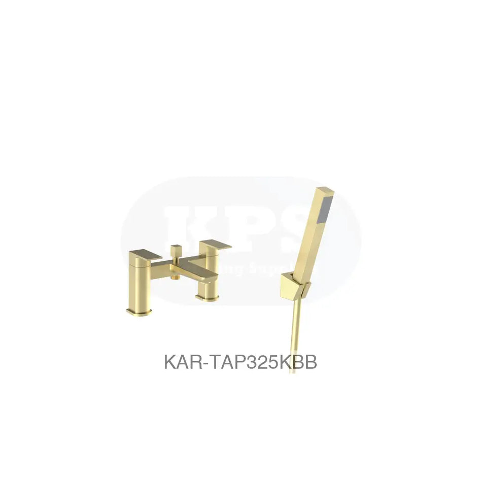 Kolt Bath Shower Mixer Brushed Brass Bathrooms-Taps-Basin Taps