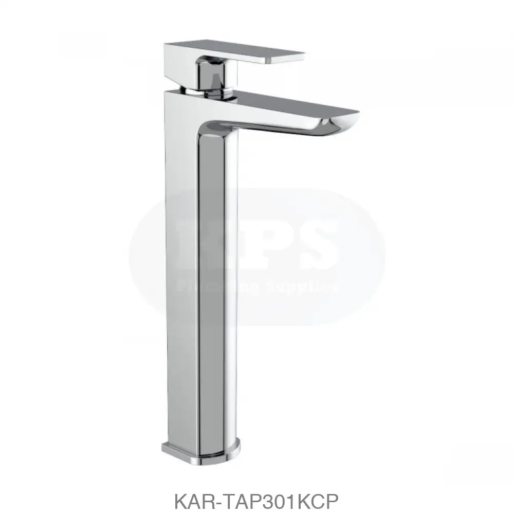 Kolt Hi-Rise Mono Basin Mixer Chrome Bathrooms-Taps-Basin Taps