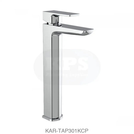 Kolt Hi-Rise Mono Basin Mixer Chrome Bathrooms-Taps-Basin Taps
