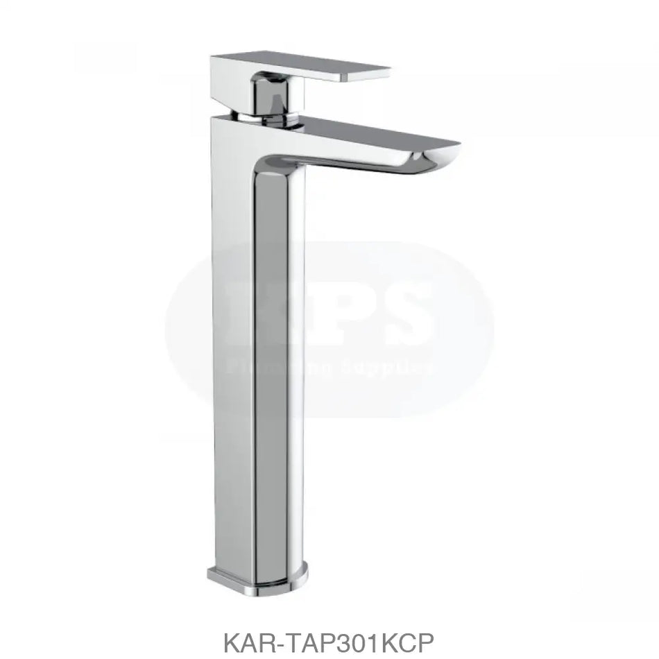 Kolt Hi-Rise Mono Basin Mixer Chrome Bathrooms-Taps-Basin Taps