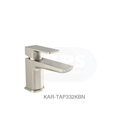 Kolt Mini Mono Basin Mixer Brushed Nickel Bathrooms-Taps-Basin Taps