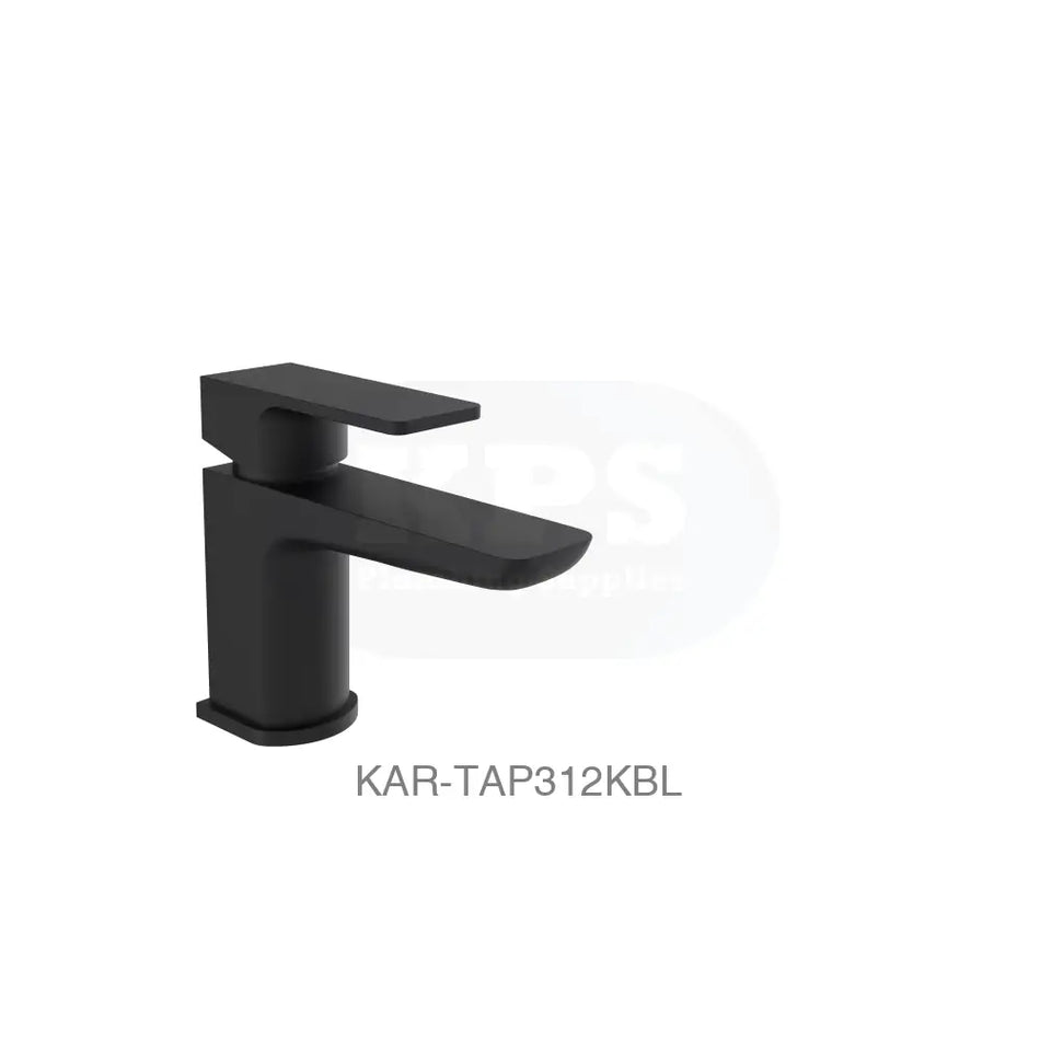 Kolt Mini Mono Basin Mixer Matt Black Bathrooms-Taps-Basin Taps
