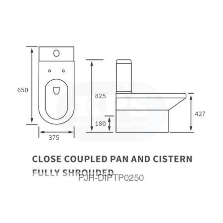 Laurus C/C F/Shrouded WC & S/C Seat Bathroom Brands
