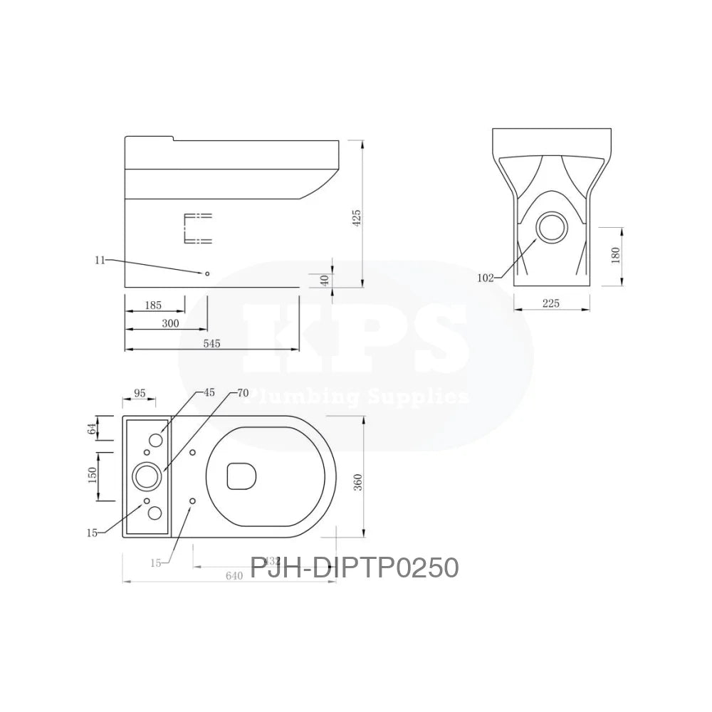 Laurus C/C F/Shrouded WC & S/C Seat Bathroom Brands