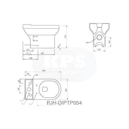 Laurus C/C WC & S/C Seat Bathroom Brands
