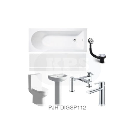 Laurus Full Suite With Bath & Chrome Bathroom Brands