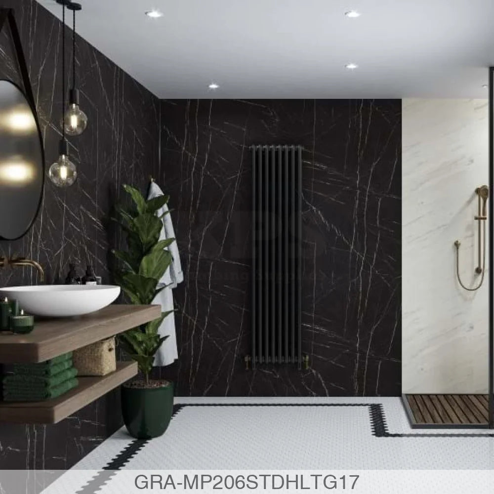 Linda Barker Panel - Black Pietra (0206) - Hydro-Lock T&G - 2400x598x11mm - FSC Mix 70% Wall Panels