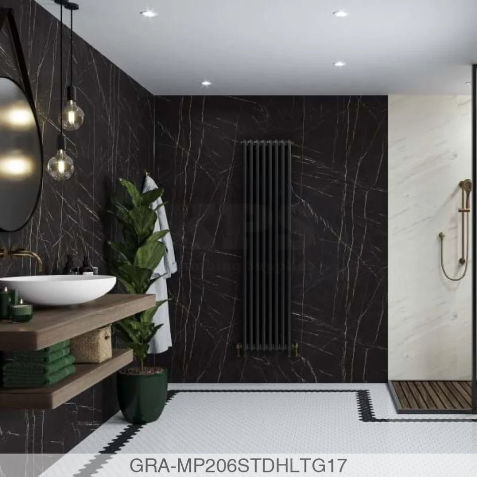 Linda Barker Panel - Black Pietra (0206) - Hydro-Lock T&G - 2400x598x11mm - FSC Mix 70% Wall Panels