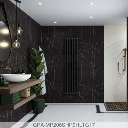 Linda Barker Panel - Black Pietra (0206) - Hydro-Lock T&G - 2400x900x11mm - FSC Mix 70% Wall Panels